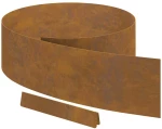 vidaXL Φράχτης Κήπου 4 pcs Σκ rusty 450 x 20 εκ