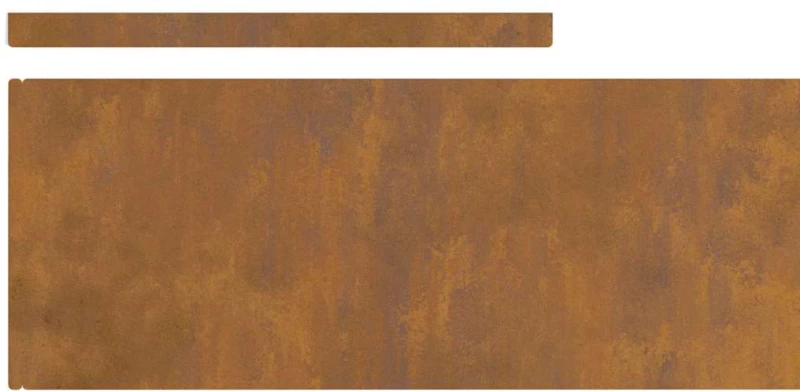 vidaXL Φράχτης Κήπου 4 pcs Σκ rusty 450 x 20 εκ