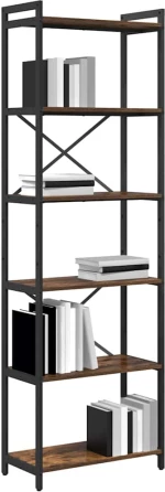 vidaXL Βιβλιοθήκη Καπνιστή δρυς 60 x 30 x 188 εκ Επεξεργασμένο ξύλο