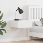 vidaXL Κομοδίνο 2 pcs Λευκό 39 x 34 x 16.5 εκ. Μασίφ ξύλο πεύκου