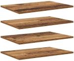 vidaXL Ράφι Βιβλίων 4 pcs Καφέ 60 x 40 x 1.5 cm Επεξεργασμένο ξύλο