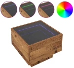 vidaXL Τραπεζάκι σαλονιού Παλαιό ξύλο 40 x 40 x 30 cm
