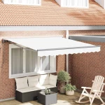 vidaXL Σκηνίτσα Αναδιπλούμενη Λευκό 350x250 εκ ύφασμα