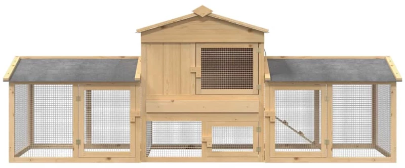 vidaXL Κοτέτσι Καφέ 225 x 60 x 89 εκ