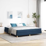 vidaXL Κρεβάτι με ελατήρια Μπλε και Καφέ 180 x 200 cm