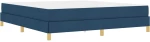 vidaXL Κρεβάτι με ελατήρια Μπλε και Καφέ 180 x 200 cm