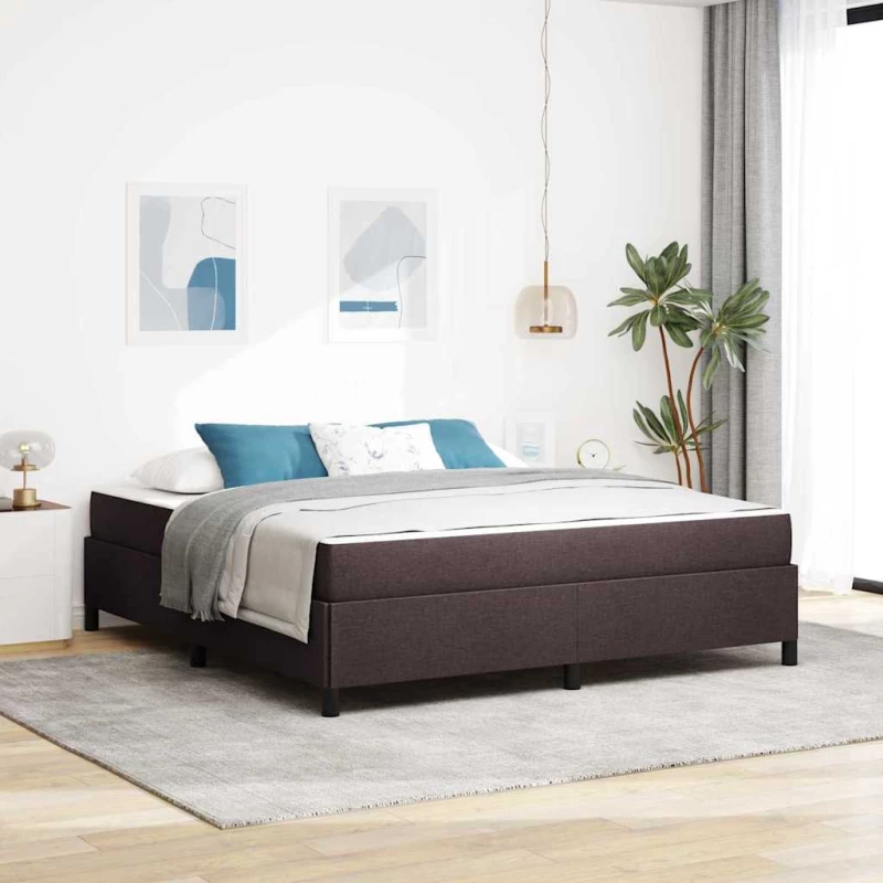 vidaXL Κρεβάτι με ελατήρια Καφέ 180 x 200 cm