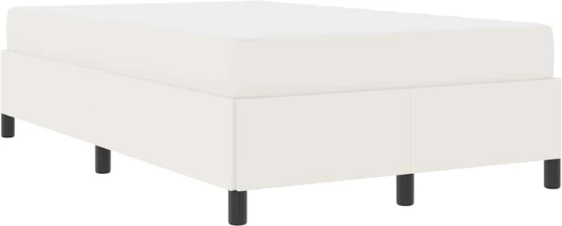 vidaXL Σκελετός Κρεβατιού Κρεμ 120 x 200 cm Βελούδο