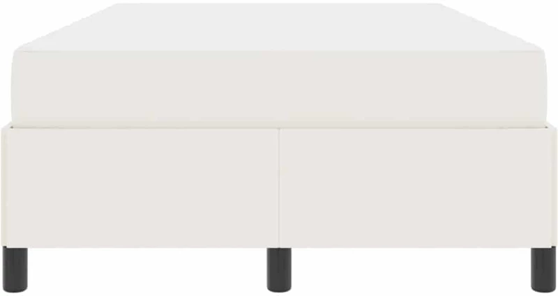 vidaXL Σκελετός Κρεβατιού Κρεμ 120 x 200 cm Βελούδο