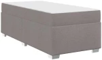 vidaXL Σκελετός Κρεβατιού Taupe 80 x 200 cm ύφασμα