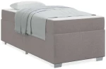 vidaXL Σκελετός Κρεβατιού Taupe 90 x 190 cm ύφασμα