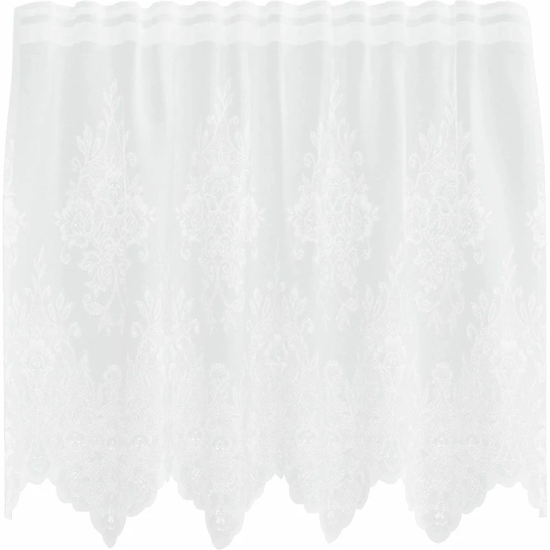 vidaXL Κουρτίνες με κουρτίνες Λευκό 150 x 80 cm Πολυεστέρας