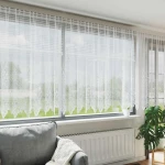 vidaXL Κουρτίνες με κουρτίνες Λευκό 400 x 180 εκ Πολυεστέρας
