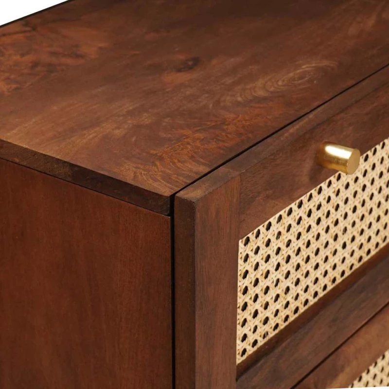 Έπιπλα μπάνιου με συρτάρι 2 pcs 62 x 33 x 58 εκ. Στερεό ξύλο μάνγκο
