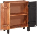 vidaXL Πλαϊνό γραφείο 3 pcs Καφέ 55 x 30 x 75 εκ Μασίφ ξύλο ακακίας