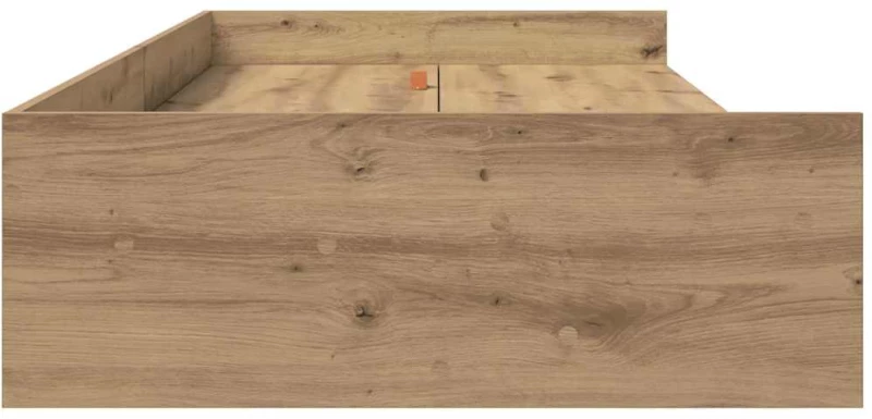 Κρεβάτι με αποθηκευτικό χώρο με κεφαλάρι Artisan Oak 75 x 190 cm