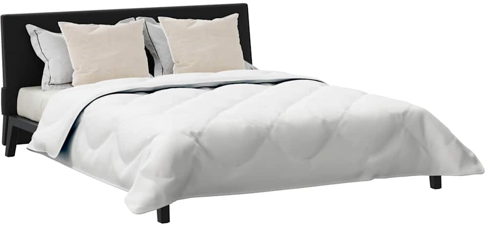 vidaXL Παπλωμα με Μαξιλάρια Argyle 3 pcs Λευκό 260 x 220 εκ. Μικροΐνες