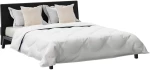 vidaXL Παπλωμα με Μαξιλάρια Argyle 3 pcs Λευκό 200 x 200 cm Μικροΐνες