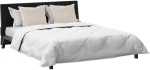 vidaXL Παπλωμα με Μαξιλάρια Argyle 3 pcs Λευκό 260 x 220 εκ. Μικροΐνες