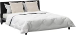 vidaXL Παπλωμα με Μαξιλάρια Argyle 3 pcs Λευκό 260 x 220 εκ. Μικροΐνες