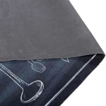 vidaXL Χαλί Κουζίνας Toile Μαύρο 300 x 60 εκ Βελούδο