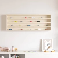 vidaXL Ξύλινη βιτρίνα συλλεκτών Καφέ 100 x 8.5 x 36 εκ. Κόντρα πλακέ