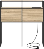 vidaXL Κεφαλάρι Αποθήκης με ράφι Sonoma Δρυς 75 cm Επεξεργασμένο ξύλο