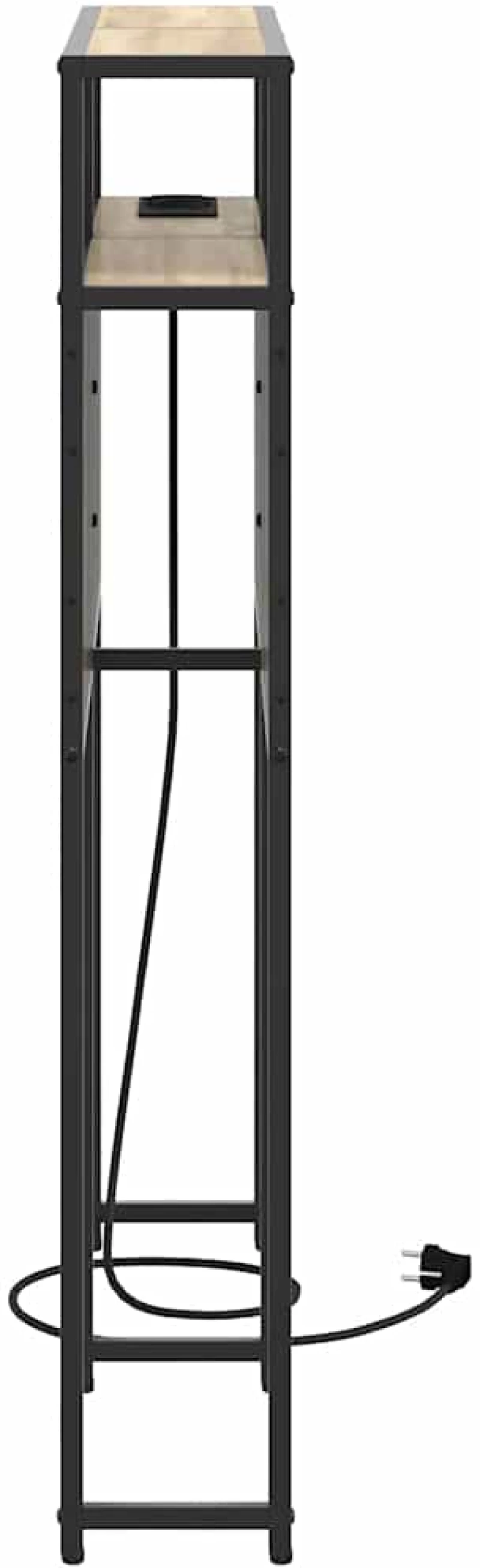 vidaXL Κεφαλάρι Αποθήκης με ράφι Sonoma Δρυς 75 cm Επεξεργασμένο ξύλο