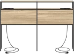 vidaXL Κεφαλάρι Αποθήκης με ράφι Sonoma Δρυς 150 cm Επεξεργασμένο ξύλο