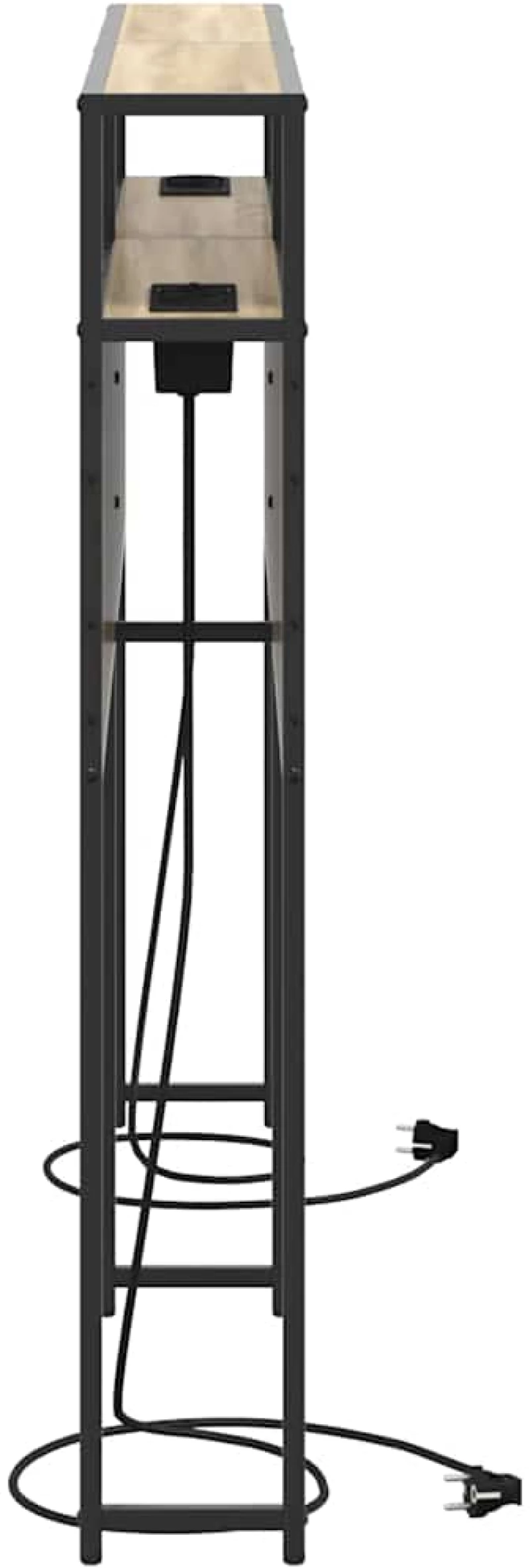 vidaXL Κεφαλάρι Αποθήκης με ράφι Sonoma Δρυς 150 cm Επεξεργασμένο ξύλο