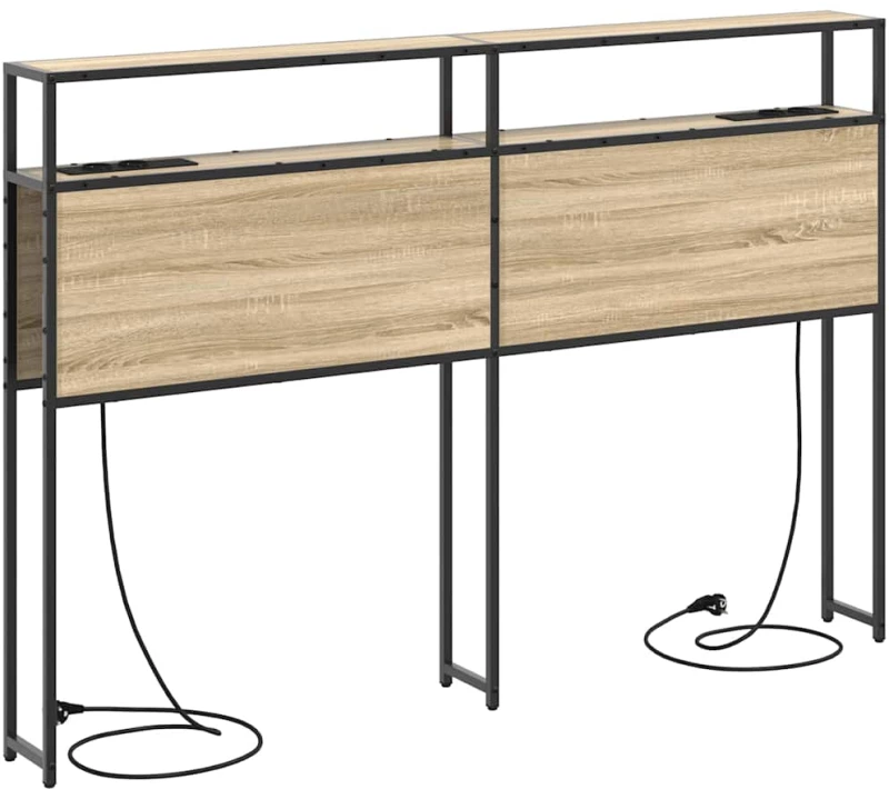 vidaXL Κεφαλάρι Αποθήκης με ράφι Sonoma Δρυς 150 cm Επεξεργασμένο ξύλο
