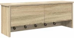 vidaXL Τοίχου Κρεμάστρα Sonoma Δρυς 80 x 20 x 30 cm Επεξεργασμένο ξύλο