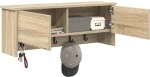 vidaXL Τοίχου Κρεμάστρα Sonoma Δρυς 80 x 20 x 30 cm Επεξεργασμένο ξύλο