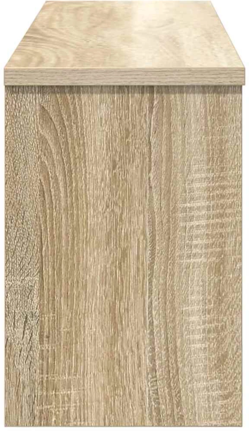 vidaXL Τοίχου Κρεμάστρα Sonoma Δρυς 80 x 20 x 30 cm Επεξεργασμένο ξύλο
