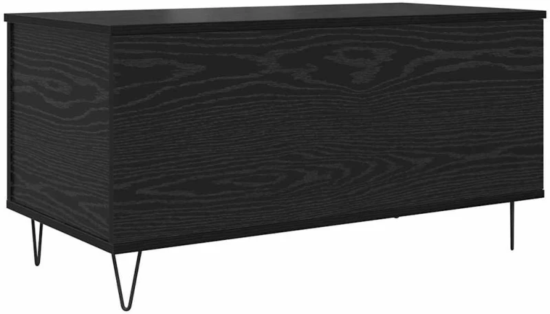 vidaXL Τραπεζάκι σαλονιού Μαύρη δρυς 90 x 44.5 x 45 εκ.