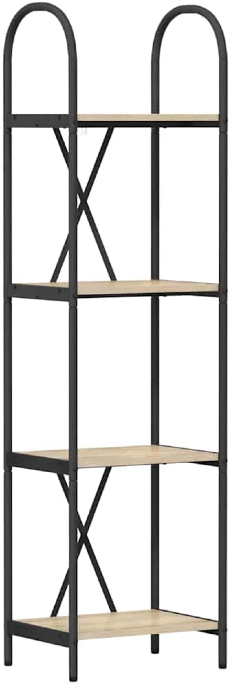 vidaXL Ράφι Βιβλίων Sonoma Δρυς 40 x 30 x 146 εκ Επεξεργασμένο ξύλο