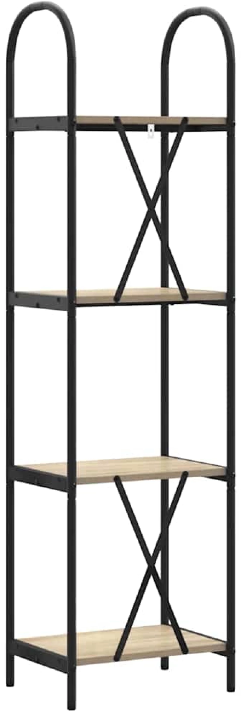 vidaXL Ράφι Βιβλίων Sonoma Δρυς 40 x 30 x 146 εκ Επεξεργασμένο ξύλο