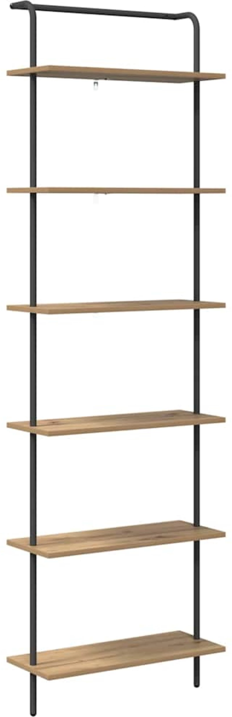 vidaXL Ράφι Βιβλίων artisan δρυς 60 x 24 x 203 εκ Επεξεργασμένο ξύλο