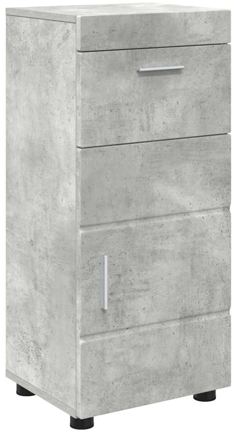 vidaXL Ντουλάπι Μπάνιου TULUM Γκρι σκυροδέματος 37 x 31.5 x 82 εκ