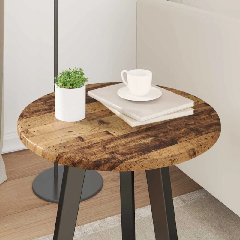 vidaXL Καπάκι τραπεζιού Παλαιό ξύλο 40 x 40 x 1.5 cm