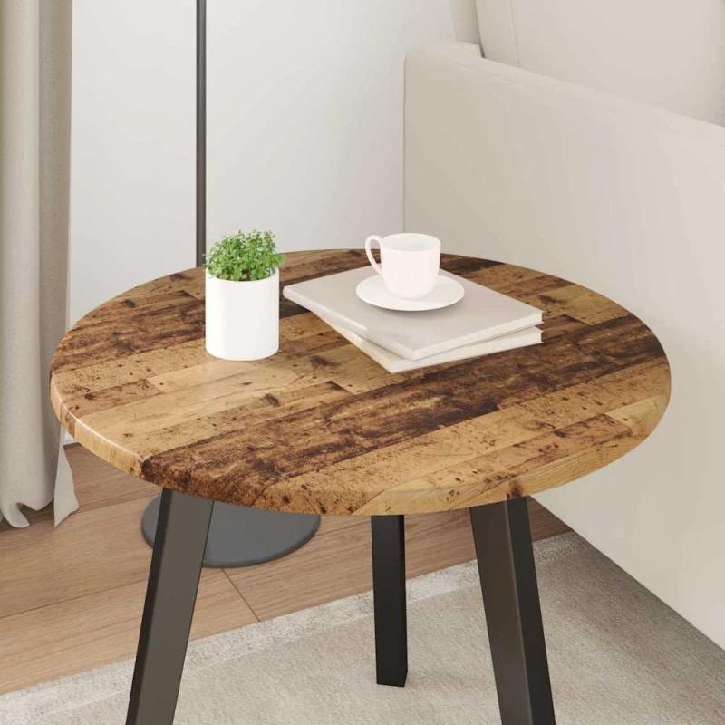 vidaXL Καπάκι τραπεζιού Παλαιό ξύλο 50 x 50 x 1.5 cm
