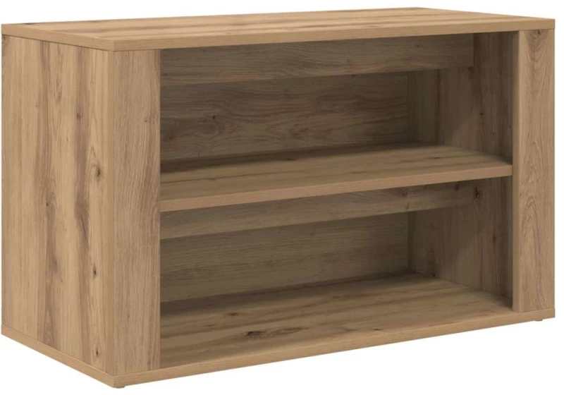 vidaXL Ράφι Παπουτσιών με ράφι artisan δρυς 75 x 35 x 45 εκ.