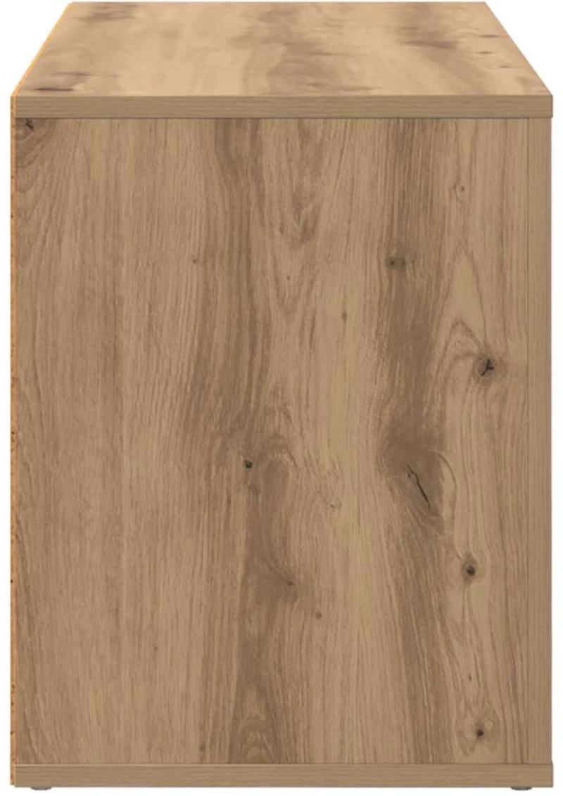 vidaXL Ράφι Παπουτσιών με ράφι artisan δρυς 75 x 35 x 45 εκ.