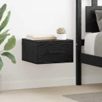 vidaXL Κομοδίνο Μαύρη δρυς 35 x 35 x 20 εκ Επεξεργασμένο ξύλο