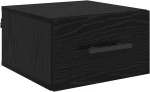vidaXL Κομοδίνο Μαύρη δρυς 35 x 35 x 20 εκ Επεξεργασμένο ξύλο
