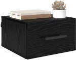 vidaXL Κομοδίνο Μαύρη δρυς 35 x 35 x 20 εκ Επεξεργασμένο ξύλο