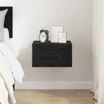 vidaXL Κομοδίνο Μαύρη δρυς 35 x 35 x 20 εκ Επεξεργασμένο ξύλο