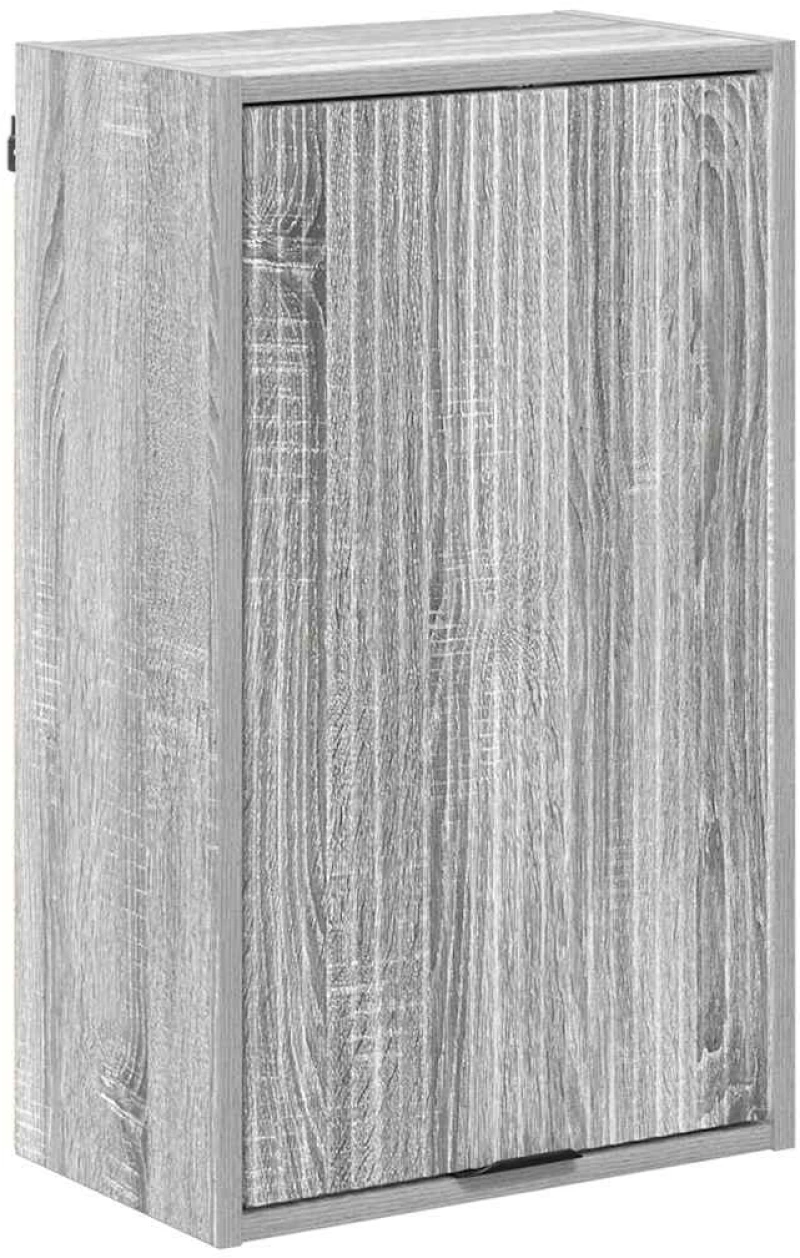 vidaXL Ντουλάπι Μπάνιου Επιτοίχιο Γκρι sonoma 39 x 23.5 x 65 εκ.
