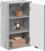 vidaXL Ντουλάπι Μπάνιου Επιτοίχιο Γκρι sonoma 39 x 23.5 x 65 εκ.