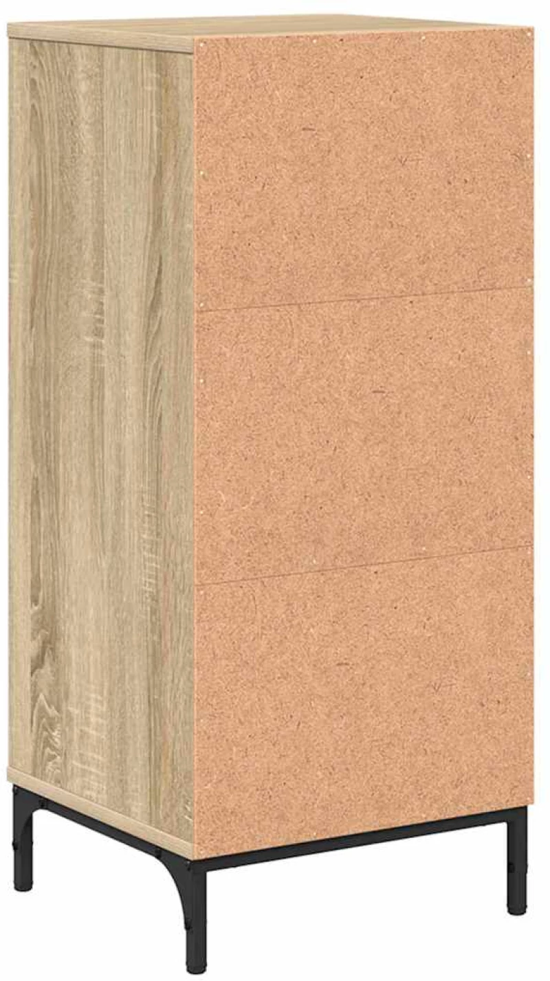 vidaXL Ντουλάπι Μπάνιου με συρτάρι Sonoma Δρυς 39.5 x 36 x 88 εκ